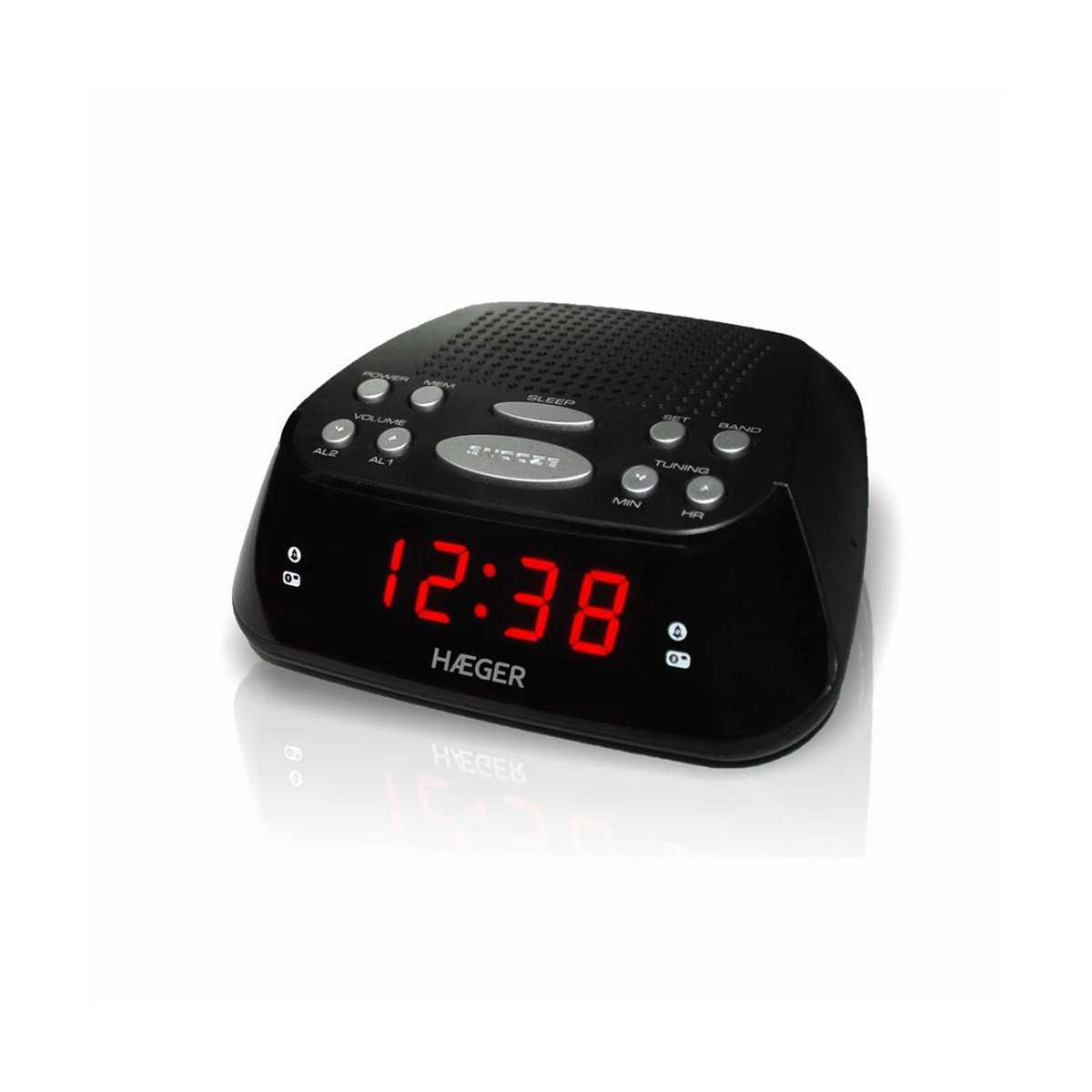 Digital Alarm Clock Radio SNOOZER - Snooze Control