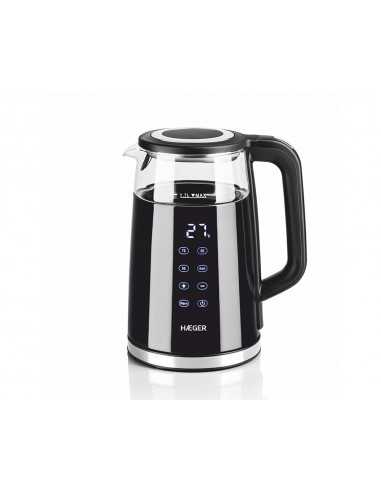 Jarro Elétrico Digital HAEGER Digiglass - 1.7L, 2200W